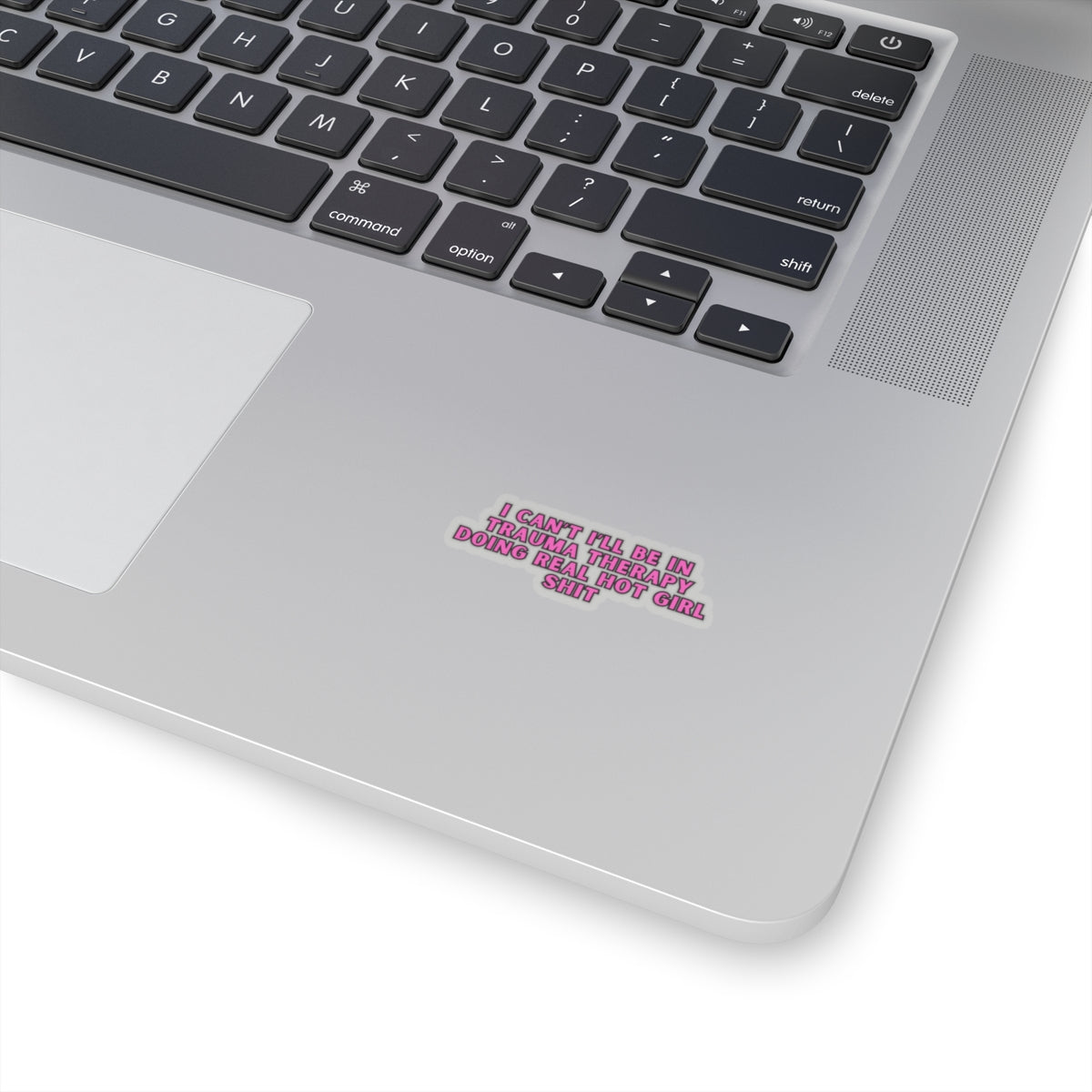 Real Hot Girl Trauma Therapy Kiss Cut Stickers-White or Transparent