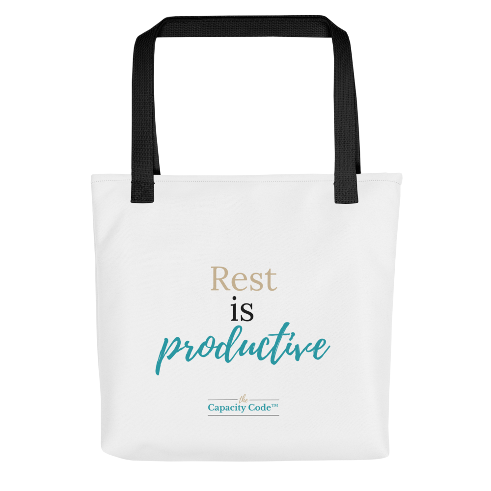 Rest is Productive Tote Bag
