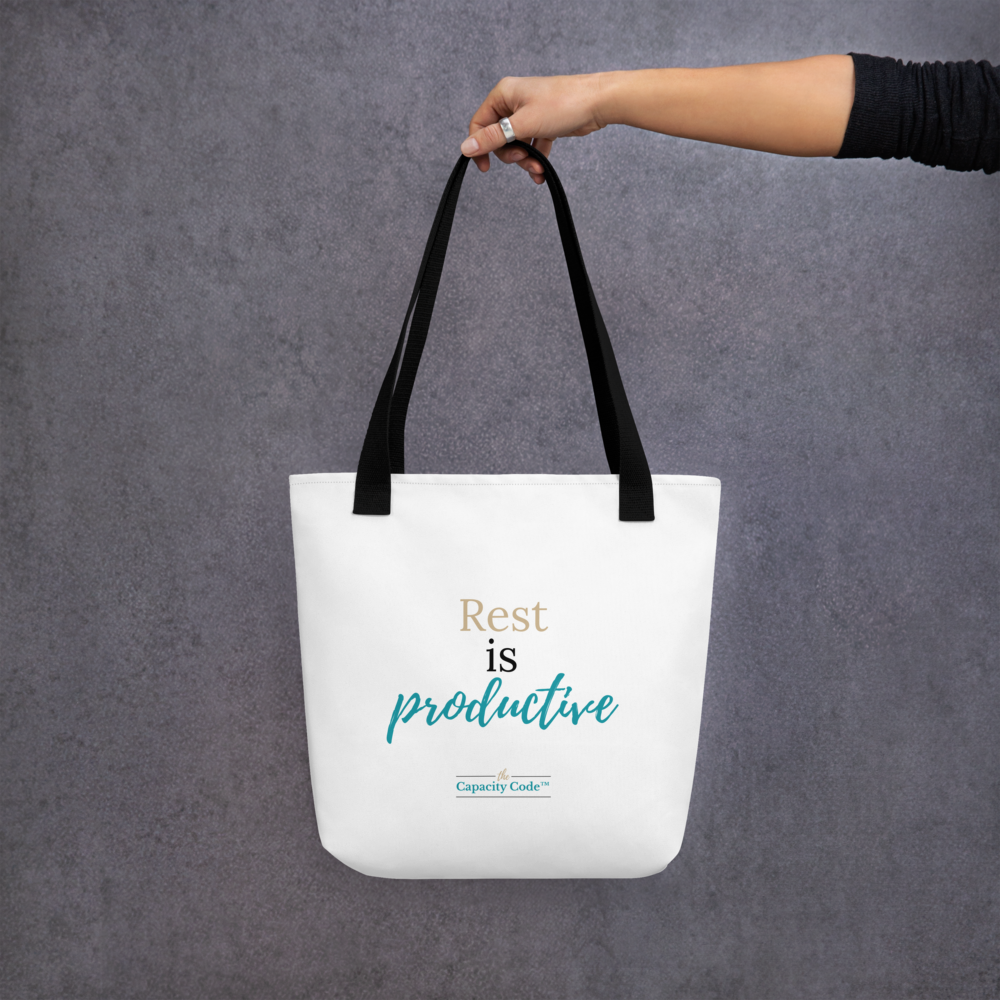 Rest is Productive Tote Bag