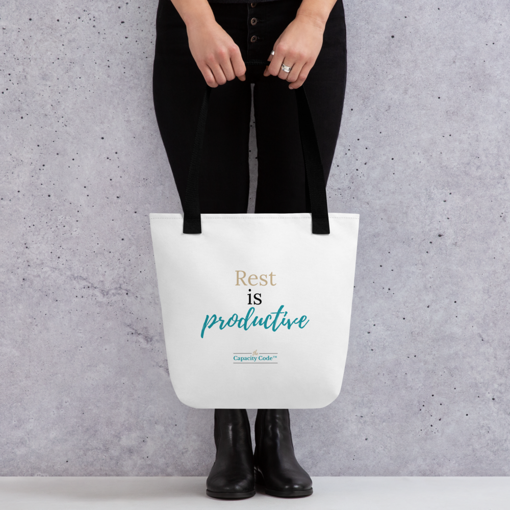 Rest is Productive Tote Bag