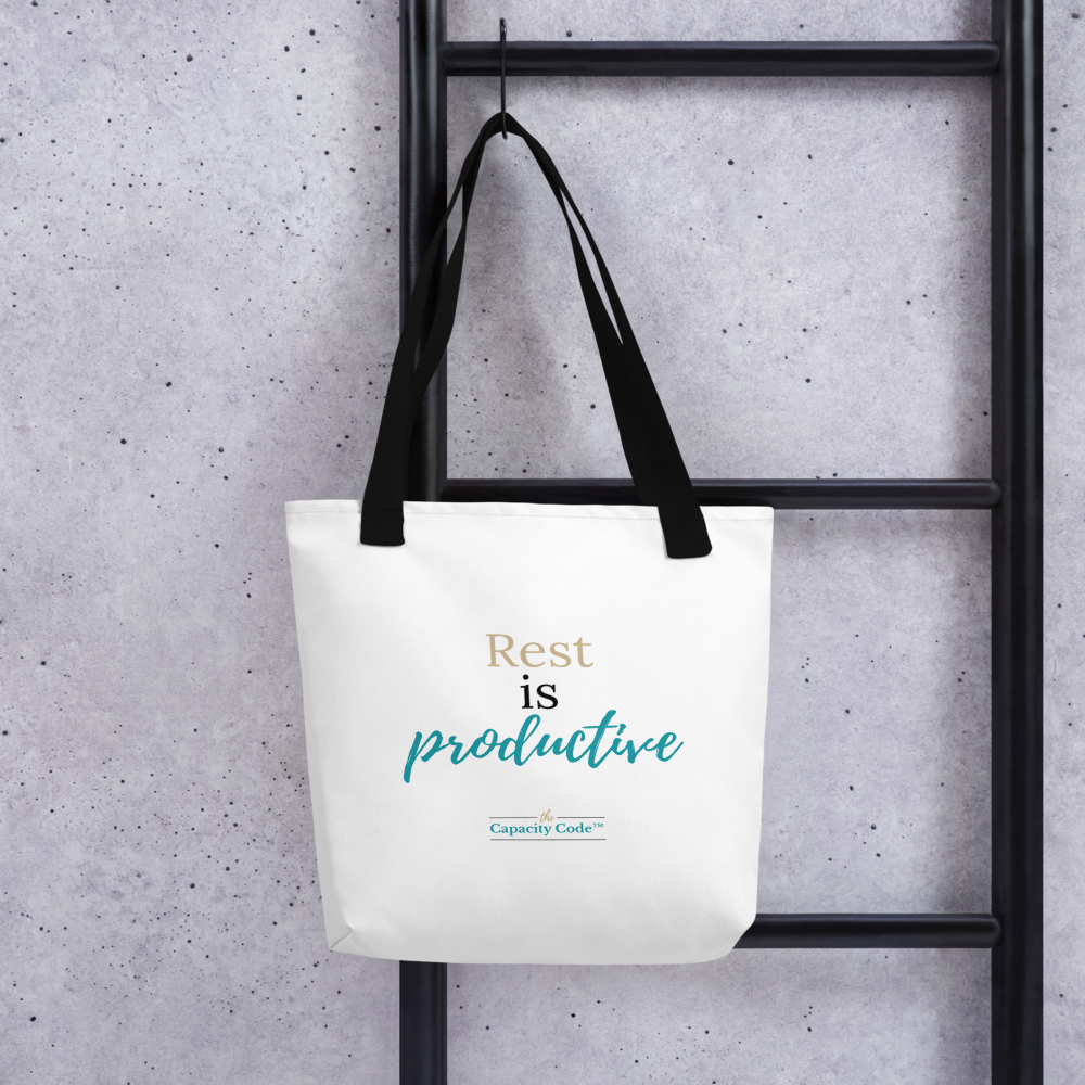Rest is Productive Tote Bag