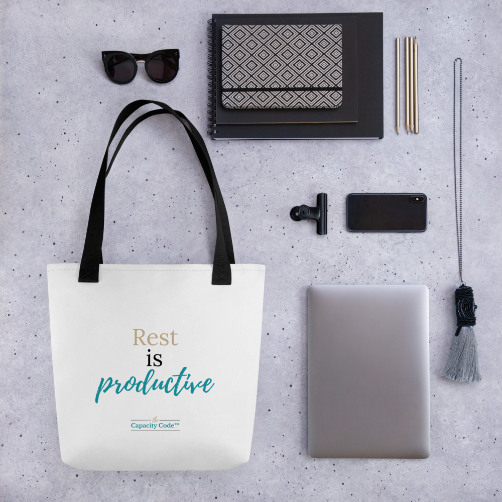 Rest is Productive Tote Bag