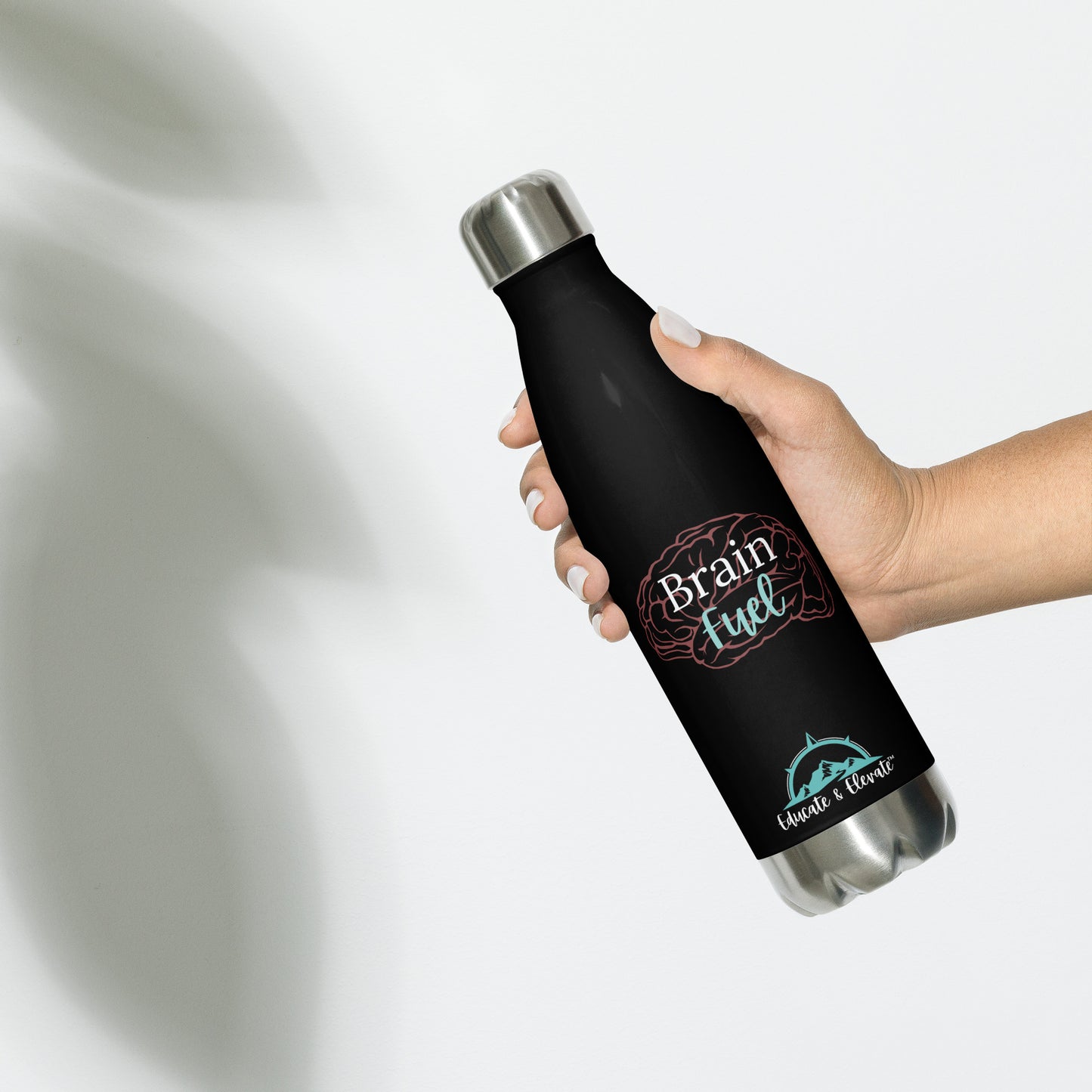 Brain Fuel Stainless Steel Water Bottle