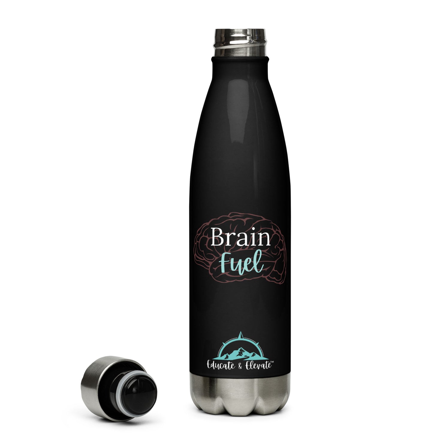 Brain Fuel Stainless Steel Water Bottle