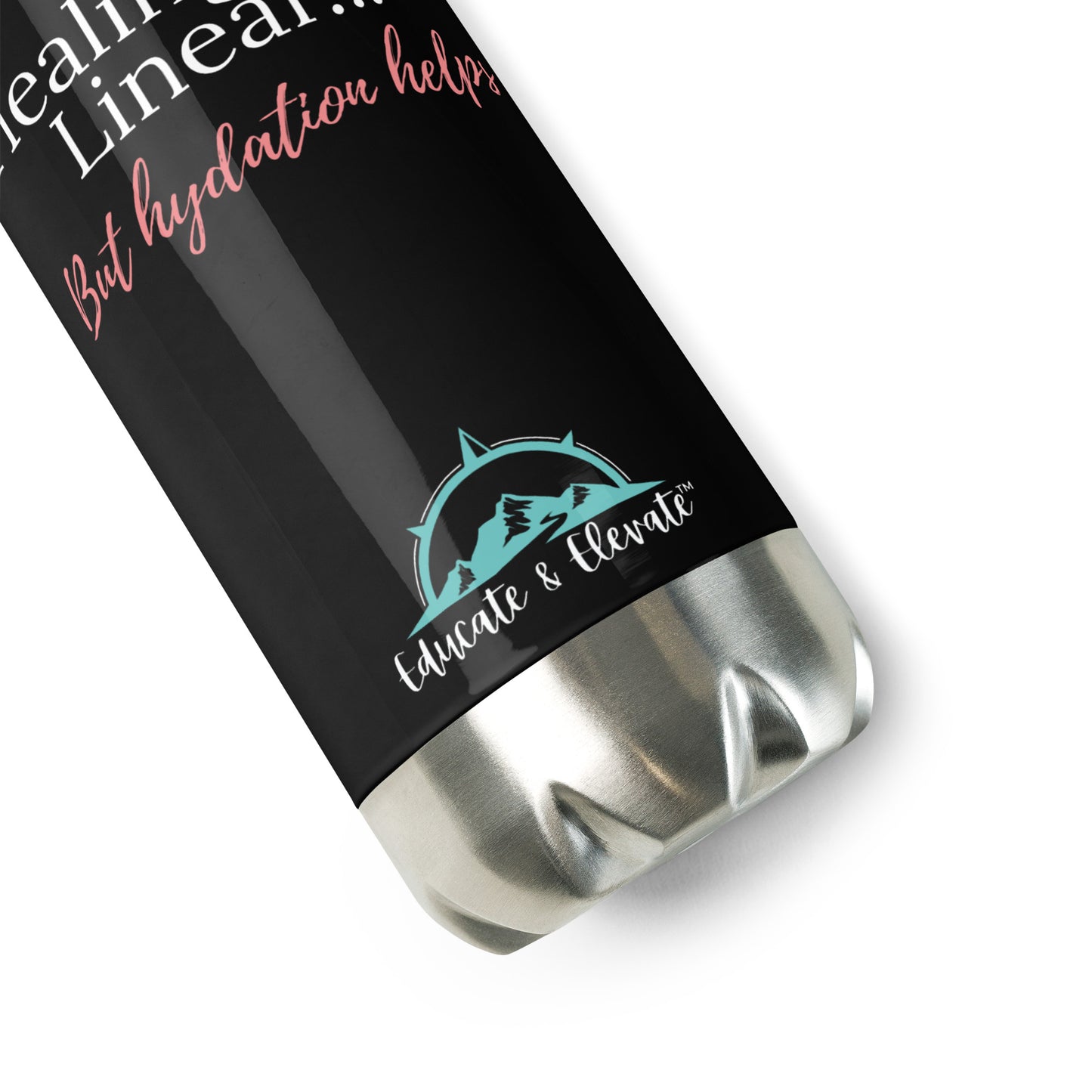 Healing Isn't Linear Stainless Steel Water Bottle