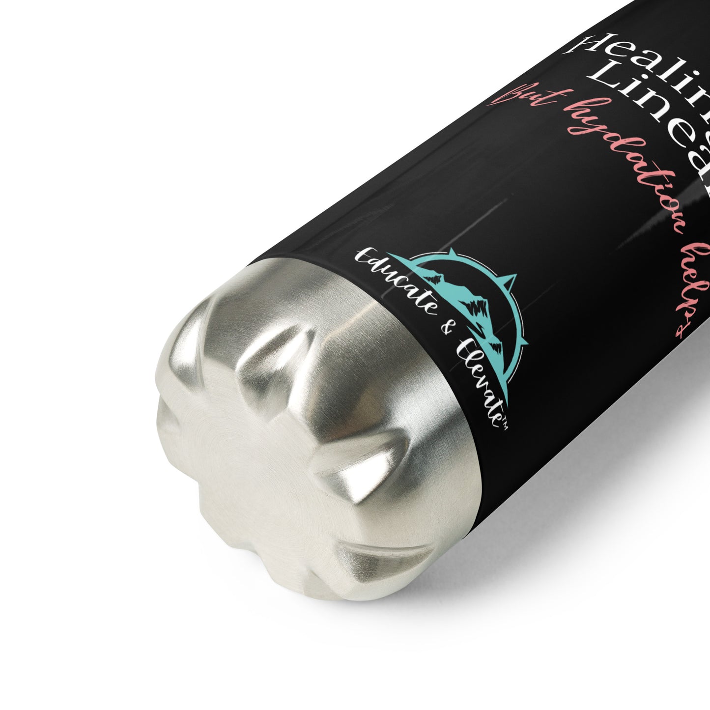 Healing Isn't Linear Stainless Steel Water Bottle