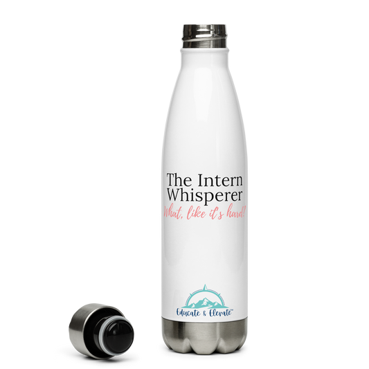 The Intern Whisperer Stainless Steel Water Bottle