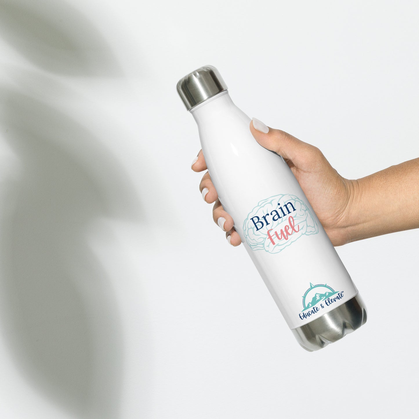 Brain Fuel Stainless Steel Water Bottle