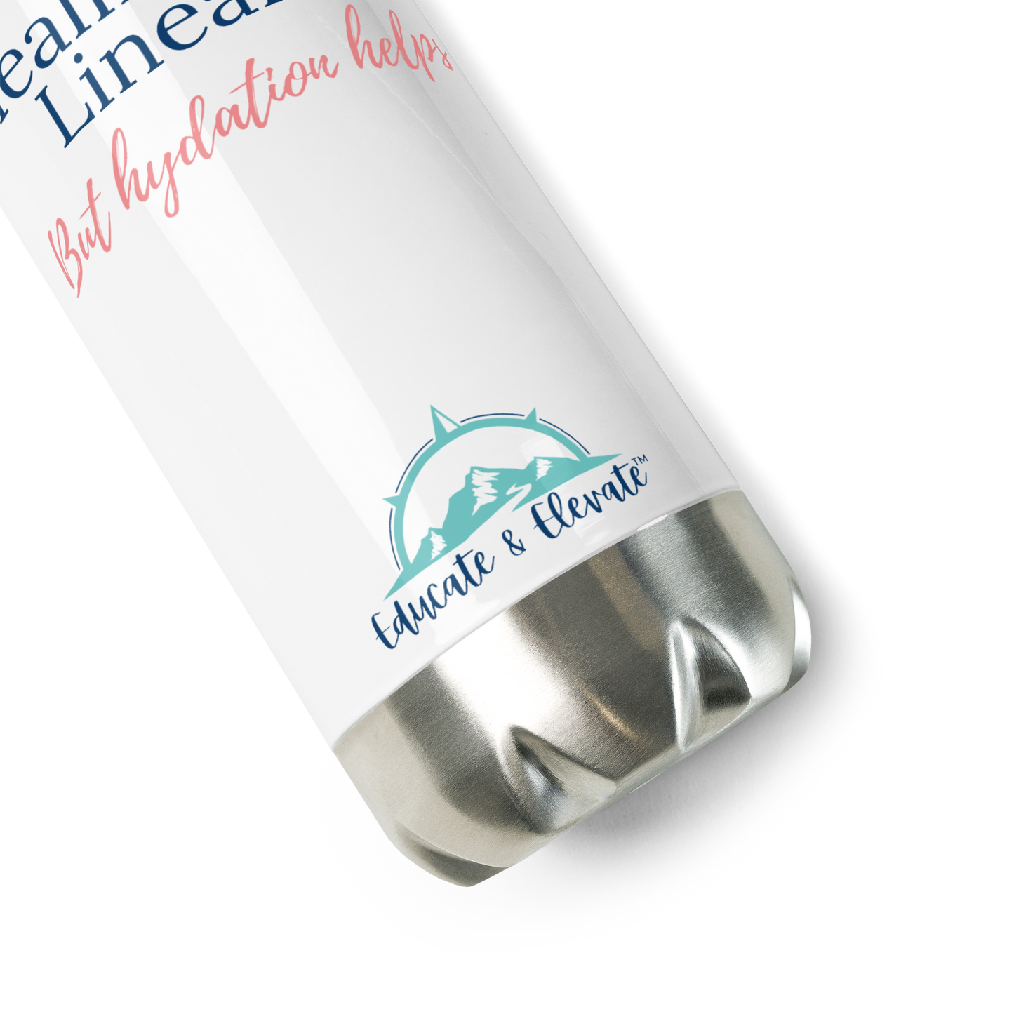 Healing Isn't Linear Stainless Steel Water Bottle